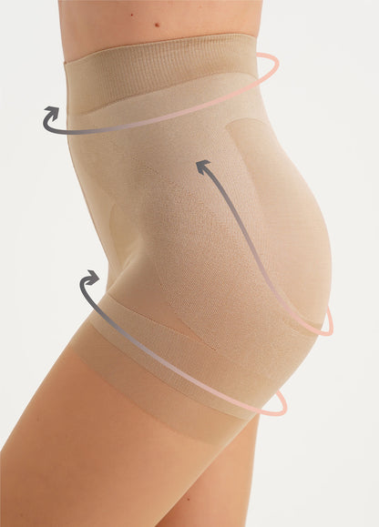 Body Modeling 40 Den Tights With a Shaping Design