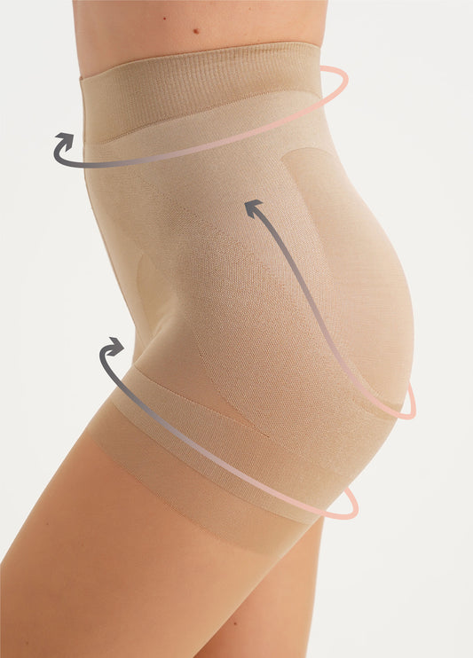 Body Modeling 40 Den Tights With a Shaping Design