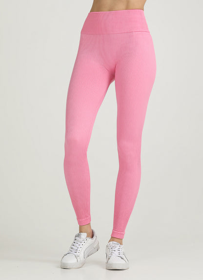 Seamless Ribbed High-Waisted Push-Up Leggings for Women- Yoga,Workout, Gym and Casual wear