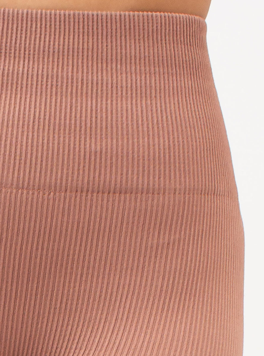 Seamless Ribbed High-Waisted Push-Up Leggings for Women - Yoga, Workout, Gym, and Casual Wear